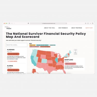 NEW RESOURCE: Learn how your state scores for survivor financial security